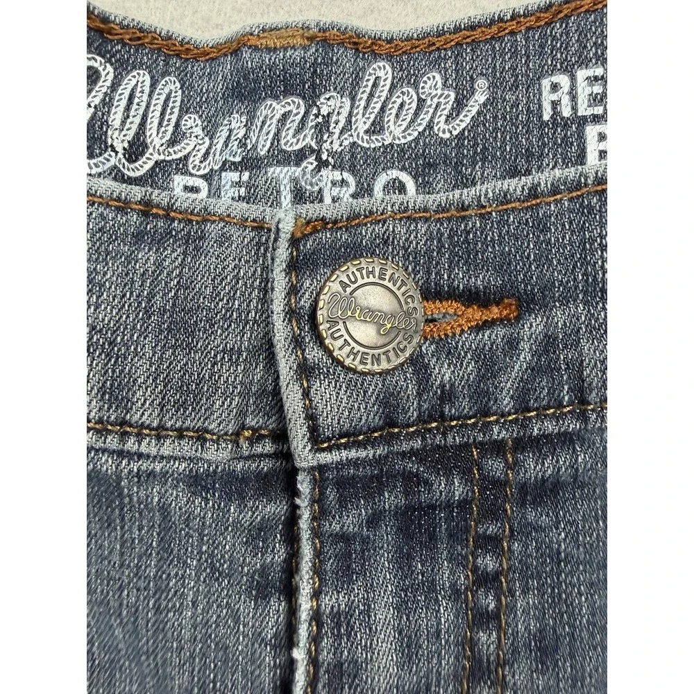 Wrangler Retro Relaxed Boot Jeans Mens 36x32 Blue Denim